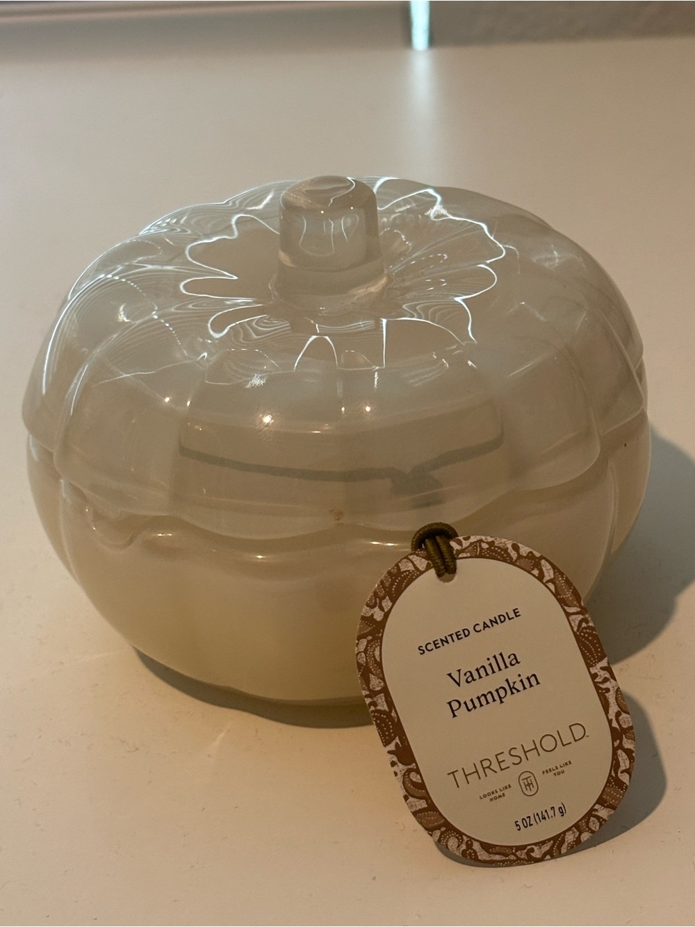 Threshold Vanilla Pumpkin Scented Candle - Cream